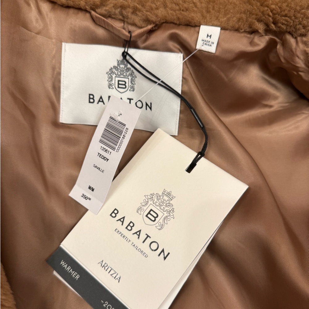 Babaton Wool Teddy Coat - Picture 6 of 6